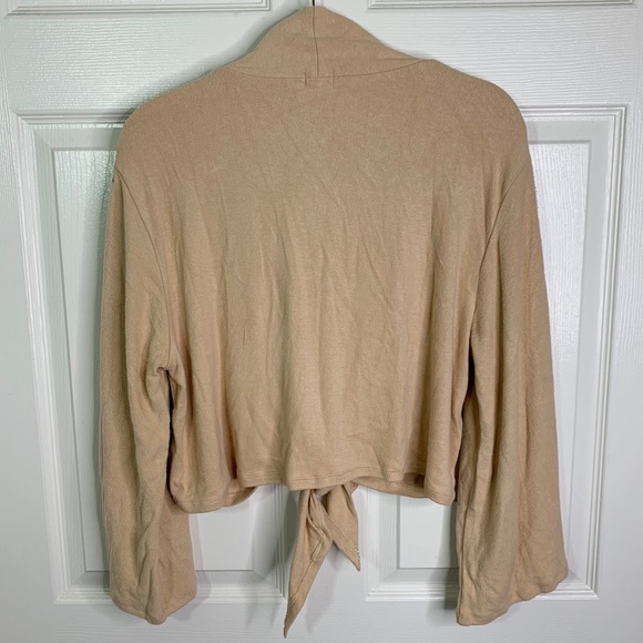 Hello Nite! Luxe Embroidered Kimono in Camel Size S - Picture 8 of 12